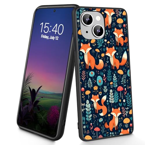 Bxgolkgd Schutzhülle für iPhone 11, dünn, weiches TPU-Silikon, stoßfest, rutschfest, für Apple iPhone 11 2019, 15,5 cm (6,1 Zoll), süßer Fuchs von Bxgolkgd