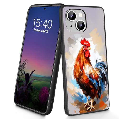 Bxgolkgd Schutzhülle für iPhone 12 Mini, schmal, weiches TPU-Silikon, stoßfest, rutschfest, für Apple iPhone 12 Mini 2020, 5,4 Zoll, Wasserfarben-Hahn von Bxgolkgd