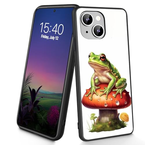 Bxgolkgd Schutzhülle für iPhone 14 Plus, dünn, weiches TPU-Silikon, stoßfest, rutschfest, für Apple iPhone 14 Plus 2022, 6,7 Zoll, Pilzfrosch Bxgolkgd Schutzhülle für iPhone 14 Plus, dünn, weiches TPU-Silikon, stoßfest, rutschfest, für Apple iPhone 14 Plus 2022, 6,7 Zoll, Pilzfrosch von Bxgolkgd