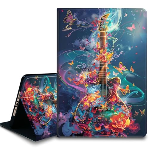 Bxgolkgd Tablet-Schutzhülle für iPad 10,9 Zoll, iPad 10. Generation 2022, stoßfeste Standhülle mit Wärmeableitung, automatische Wake-/Sleep-Funktion, Gitarre und Schmetterlinge Bxgolkgd Tablet-Schutzhülle für iPad 10,9 Zoll, iPad 10. Generation 2022, stoßfeste Standhülle mit Wärmeableitung, automatische Wake-/Sleep-Funktion, Gitarre und Schmetterlinge von Bxgolkgd