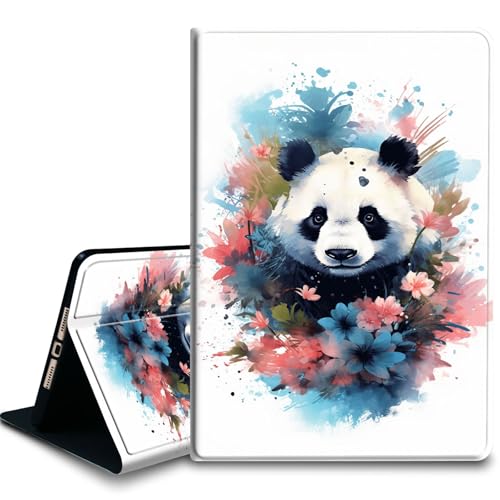 Bxgolkgd Tablet-Schutzhülle für iPad 26,7 cm (10,5 Zoll) (iPad Air 3. 2019/iPad Pro 2017), stoßfeste Standhülle mit Wärmeableitung, automatische Wake-/Sleep-Funktion, niedliche Pandas von Bxgolkgd