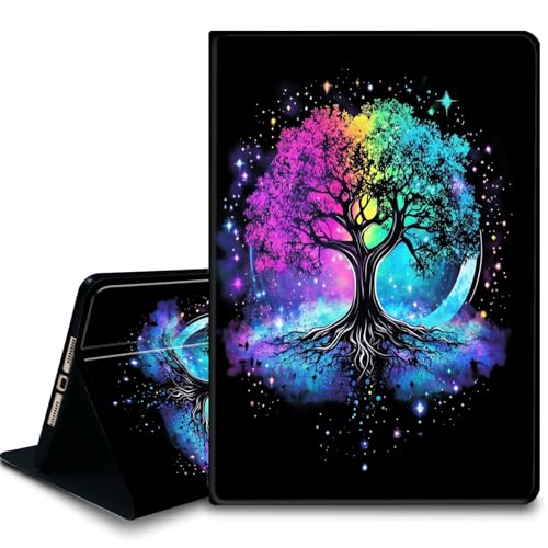 Bxgolkgd Tablet-Schutzhülle für iPad 5. Generation, iPad Pro 27,9 cm (11 Zoll) (M4) 2024, stoßfeste Standhülle mit Wärmeableitung, Baumkunst-Design von Bxgolkgd