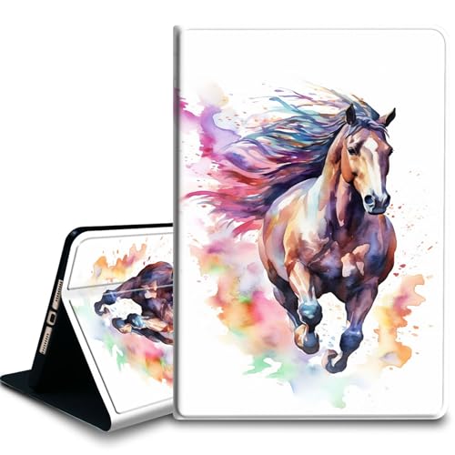 Bxgolkgd Tablet-Schutzhülle für iPad Pro 13 Zoll, iPad 7. Generation 2024, stoßfeste Standhülle mit Wärmeableitung, automatische Wake-/Sleep-Funktion, Aquarell-Pferd Bxgolkgd Tablet-Schutzhülle für iPad Pro 13 Zoll, iPad 7. Generation 2024, stoßfeste Standhülle mit Wärmeableitung, automatische Wake-/Sleep-Funktion, Aquarell-Pferd von Bxgolkgd