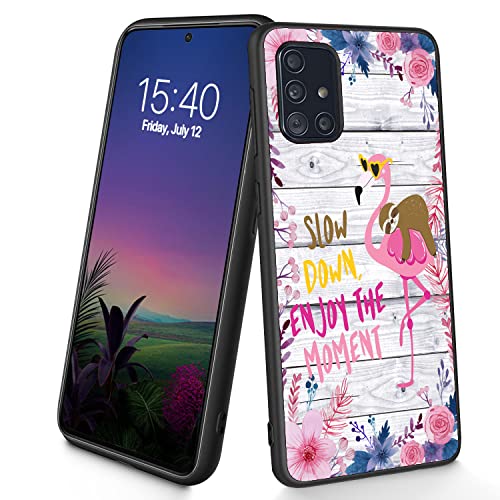 Kompatibel mit Moto G30/G20/G10, dünne, weiche TPU-Silikon-Schutzhülle, stoßfest, rutschfest, Schutzhülle für Motorola Moto G30/G20/G10 2021, 16,5 cm (6,5 Zoll) (Sloth und Flamingo) von Bxgolkgd