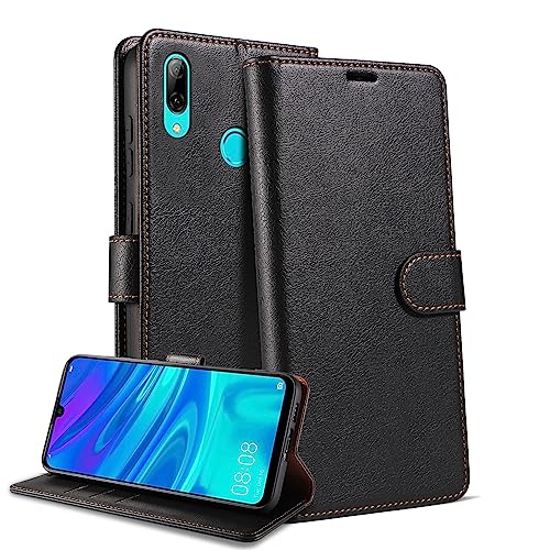 Bxithnr® Handyhülle für Huawei P Smart 2019 Hülle mit [RFID Schutz] Premium PU Leder Klapphülle Brieftasche Kartenfach Ständer Magnet Etui Handytasche Case Schutzhülle auch für Honor 10 Lite, Schwarz von Bxithnr