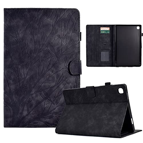 Bxithnr® Hülle Galaxy Tab A 10.1 Zoll 2019 Ultra Dünn PU Leder Flip Cover Case Tablet Schutzhülle Brieftasche mit Standfunktion und Stifthalter für Samsung Galaxy Tab A 2019 SM-T510 / T515 - Schwarz von Bxithnr