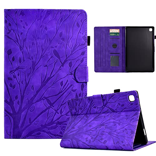 Bxithnr® Hülle Galaxy Tab A 10.1 Zoll 2019 Ultra Dünn PU Leder Flip Cover Case Tablet Schutzhülle Brieftasche mit Standfunktion und Stifthalter für Samsung Galaxy Tab A 2019 SM-T510 / T515 - Lila von Bxithnr