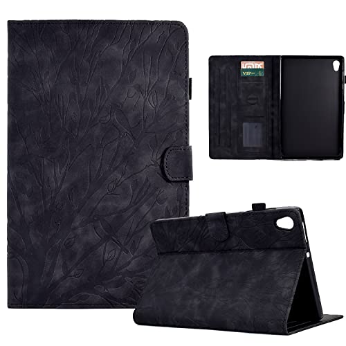 Bxithnr® Hülle für Lenovo Tab M10 HD (2nd Gen) 10.1 Zoll TB-X306F/TB-X306X PU Leder mit Standfunktion und Stifthalter Flip Cover Case Tablet Schutzhülle, Nicht für Lenovo M10 3rd Gen TB-328 - Schwarz von Bxithnr