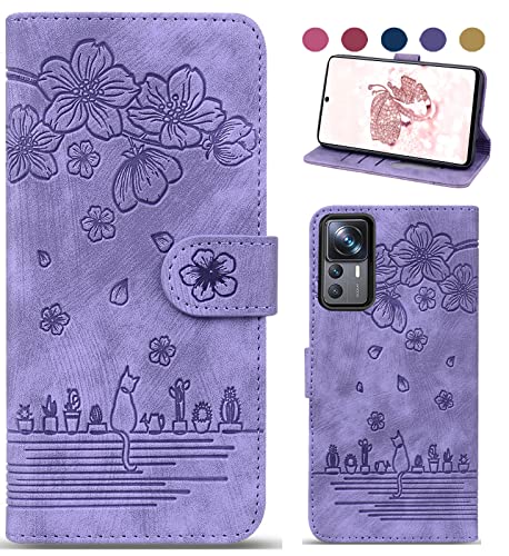 Bxithnr Handyhülle für Xiaomi 12T/ Xiaomi 12T Pro 5G Hülle, Leder Handy Tasche Klapphülle Brieftasche Magnetverschluss Flipcase Cover mit Standfunction für Xiaomi 12T/ Xiaomi 12T Pro 5G Hülle - Lila Bxithnr Handyhülle für Xiaomi 12T/ Xiaomi 12T Pro 5G Hülle, Leder Handy Tasche Klapphülle Brieftasche Magnetverschluss Flipcase Cover mit Standfunction für Xiaomi 12T/ Xiaomi 12T Pro 5G Hülle - Lila von Bxithnr
