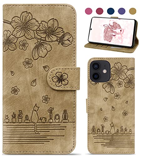 Bxithnr Handyhülle für iPhone 11 Hülle, iPhone 11 Hülle Leder Handy Tasche Klapphülle Brieftasche Magnetverschluss Flipcase Cover mit [Standfunction] [Kartenfach] für iPhone 11 Hülle - Gelb von Bxithnr