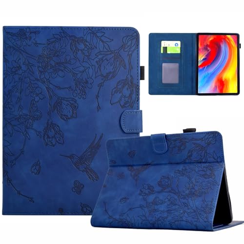 Hülle Kompatibel mit 7" Kindle Paperwhite (12th Generation-2024)/Colorsoft Signature Edition 2024, Premium Leder Leichte Hülle mit Kartenfächer, Stander für Kindle Paperwhite 2024, W-Dunkelblau von Bxithnr