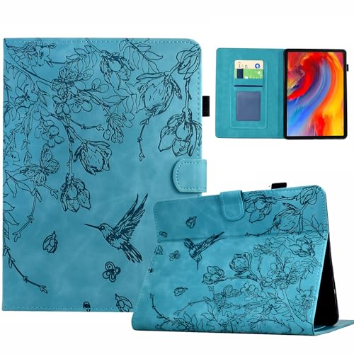 Hülle Kompatibel mit 7" Kindle Paperwhite (12th Generation-2024)/Colorsoft Signature Edition 2024, Premium Leder Leichte Hülle mit Kartenfächer, Stander für Kindle Paperwhite 2024, W-Hellblau von Bxithnr