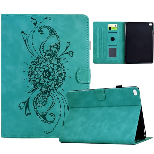 Hülle Kompatibel mit iPad mini 5. 4. 3. 2. 1 7.9 Zoll mit Pencil Halter, Smart Cover aus PU-Leder mit Standfunktion, Magnetverschluss (Aqua) von Bxithnr