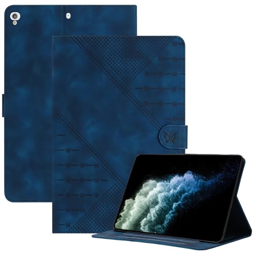 Hülle für iPad 9.7 Zoll 2018 2017 / iPad Air 2 / iPad Air, Vintage-Schmetterling PU Leder Brieftasche Flip Case Stand Kartensteckplatz Tablet Schutzhülle für iPad 6. Generation Hülle 2018/Air 2 Hülle von Bxithnr