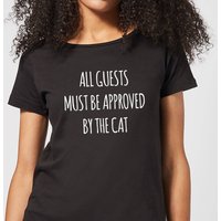 All Guests Must Be Approved By The Cat Women's T-Shirt - Black - 3XL von By IWOOT