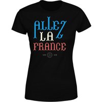 Allez La France Damen T-Shirt - Schwarz - 3XL von By IWOOT