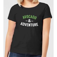 Avocado and Adventure Women's T-Shirt - Black - 3XL von By IWOOT