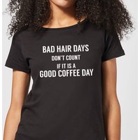 Bad Hair Days Don't Count Women's T-Shirt - Black - 3XL von By IWOOT