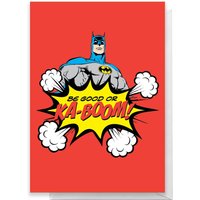 Batman Be Good Or Ka-Boom! Greetings Card - Standard Card von By IWOOT