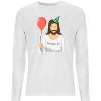 Birthday Boy Unisex Long Sleeve T-Shirt - White - L von By IWOOT