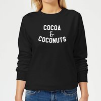 Cocoa and Coconuts Women's Sweatshirt - Black - 5XL von By IWOOT