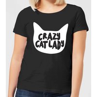 Crazy Cat Lady Women's T-Shirt - Black - 3XL von By IWOOT