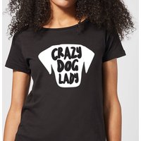 Crazy Dog Lady Women's T-Shirt - Black - 3XL von By IWOOT