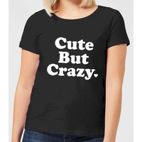 Cute But Crazy Women's T-Shirt - Black - 3XL von By IWOOT