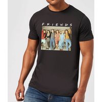 Friends Retro Character Shot Herren T-Shirt - Schwarz - XS von By IWOOT