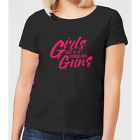 Girls Just Wanna Have Guns Women's T-Shirt - Black - 3XL von By IWOOT