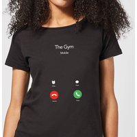 Gym Calling Women's T-Shirt - Black - 3XL von By IWOOT