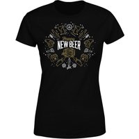 Hoppy New Beer Women's T-Shirt - Black - 3XL von By IWOOT