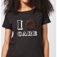 I Donut Care Women's T-Shirt - Black - 3XL von By IWOOT