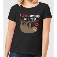 I Love Hanging With You Women's T-Shirt - Black - 3XL von By IWOOT