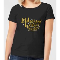 Lebkuchen Frauen T-Shirt - Schwarz - 3XL von By IWOOT