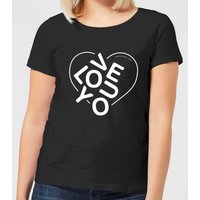 Love You Jumble Women's T-Shirt - Black - 3XL Love You Jumble Women's T-Shirt - Black - 3XL von By IWOOT