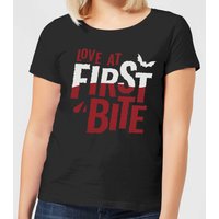 Love at First Bite Women's T-Shirt - Black - 3XL von By IWOOT