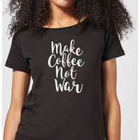 Make Coffee Not War Women's T-Shirt - Black - 3XL von By IWOOT