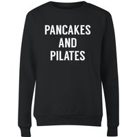 Pancakes and Pilates Women's Sweatshirt - Black - 5XL von By IWOOT