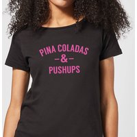 Pina Coladas and Pushups Women's T-Shirt - Black - 3XL von By IWOOT