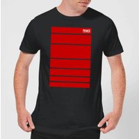Primed Block T-Shirt - Black - 5XL von By IWOOT