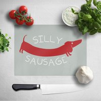 Silly Sausage Chopping Board von By IWOOT