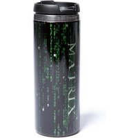 The Matrix Stainless Steel Thermo Reisebecher - Metallic Finish von By IWOOT