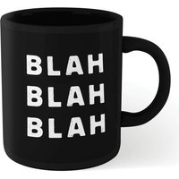 The Motivated Type Blah Blah Blah Mug - Black von By IWOOT