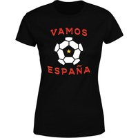 Vamos Espana Damen T-Shirt - Schwarz - 3XL von By IWOOT