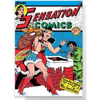 Wonder Woman Christmas Greetings Card - Standard Card Wonder Woman Christmas Greetings Card - Standard Card von By IWOOT