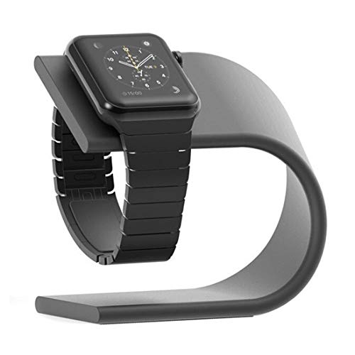 By Qubix - Aluminiumständer - Dunkelgrau - Kompatibel mit Apple Watch - Kompatible Apple Uhrenarmbänder By Qubix - Aluminiumständer - Dunkelgrau - Kompatibel mit Apple Watch - Kompatible Apple Uhrenarmbänder von By Qubix
