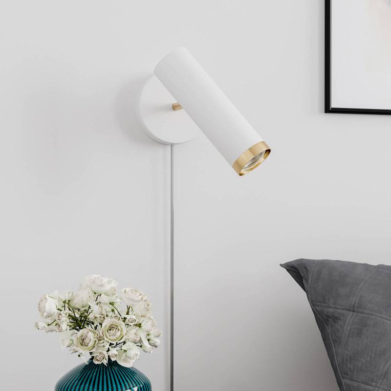 By Rydéns Puls Wandstrahler mit Stecker weiß von By Rydéns