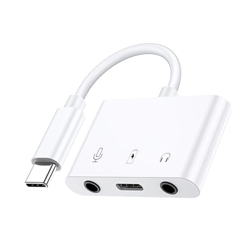 3-in-1 Typ-C-Soundkarten, externer Stereo-Soundadapter, hervorragende Leistung mit 3,5-mm-Headset-Stecker, Mikrofone, Stecker, Typ-C-Adapter 3-in-1 Typ-C-Soundkarten, externer Stereo-Soundadapter, hervorragende Leistung mit 3,5-mm-Headset-Stecker, Mikrofone, Stecker, Typ-C-Adapter von Bydezcon