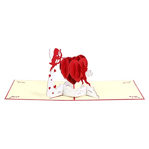 Valentinstagskarte Liebeskarte Handgemachte Herzkarte 3D für Grußkarte Hochzeitstag Liebeskarten für Frauen Liebeskarten für Sie von Bydezcon